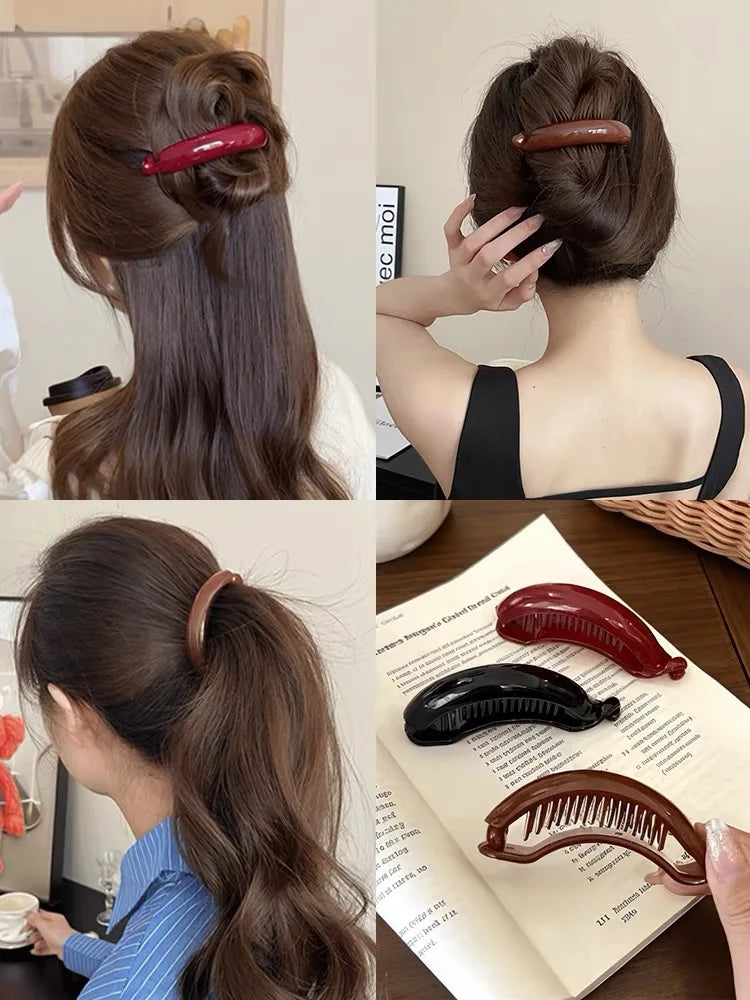 Vintage Jelly Hair Clip