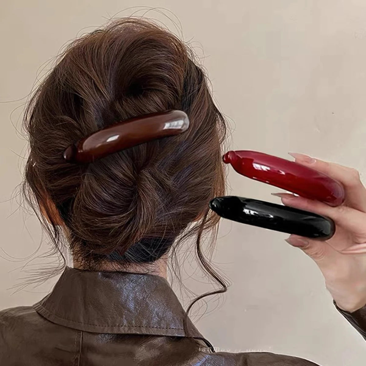 Vintage Jelly Hair Clip