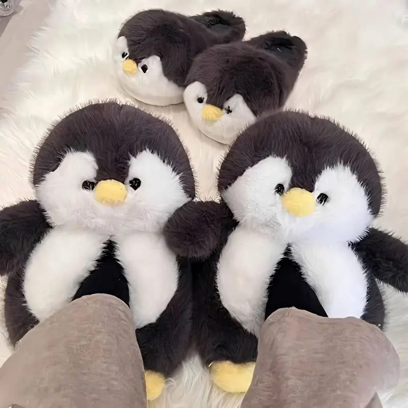 Cozy Pesto Penguin Slipper