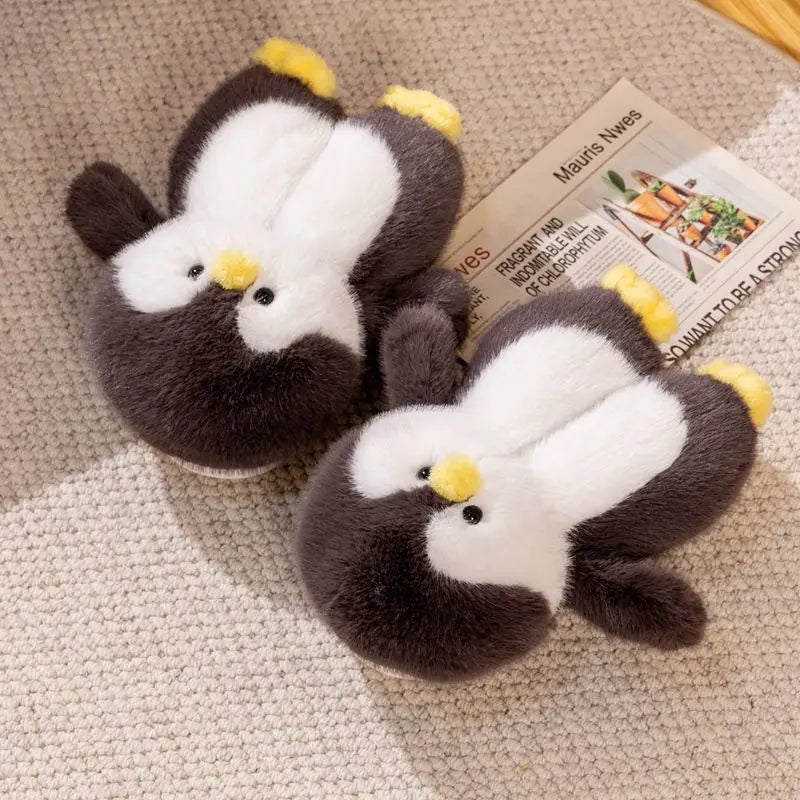 Cozy Pesto Penguin Slipper