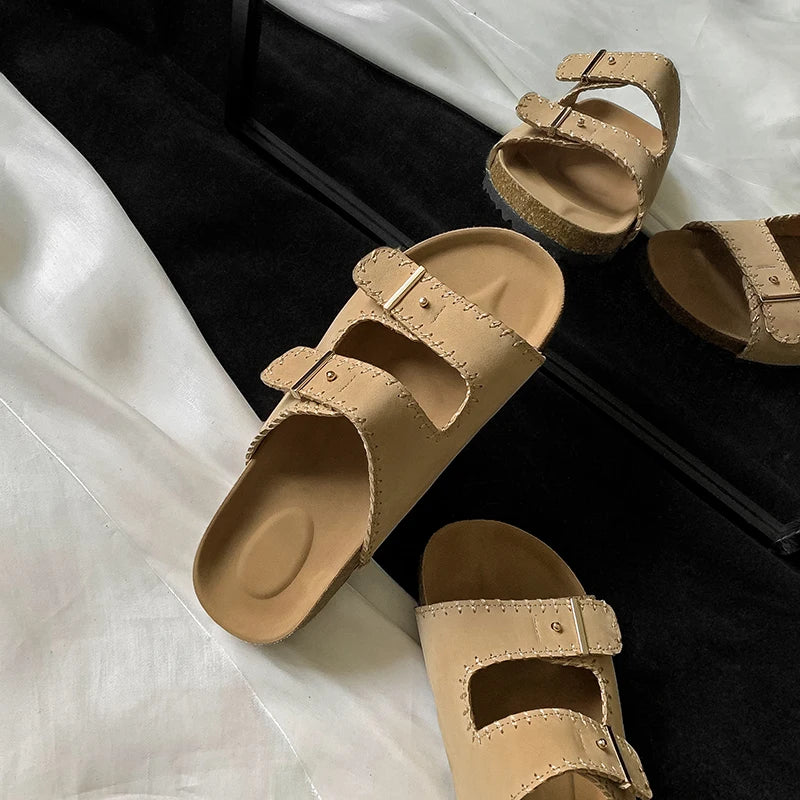 ChicStep Leather Sandals