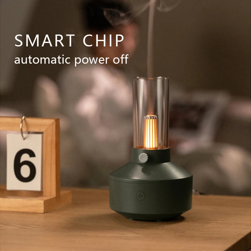 Vintage Candle Light Humidifier Aromatherapy