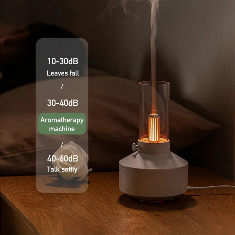 Vintage Candle Light Humidifier Aromatherapy