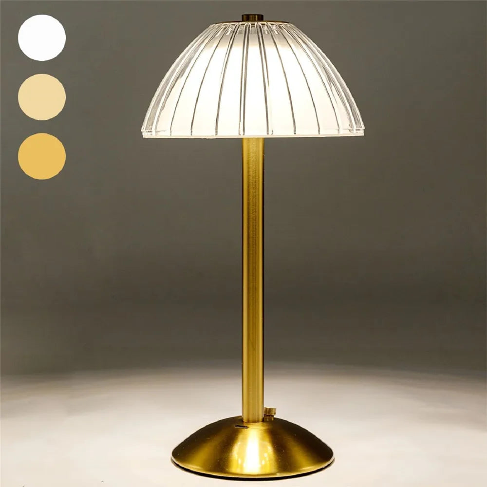 Vintage Crystal Wireless Table Lamp