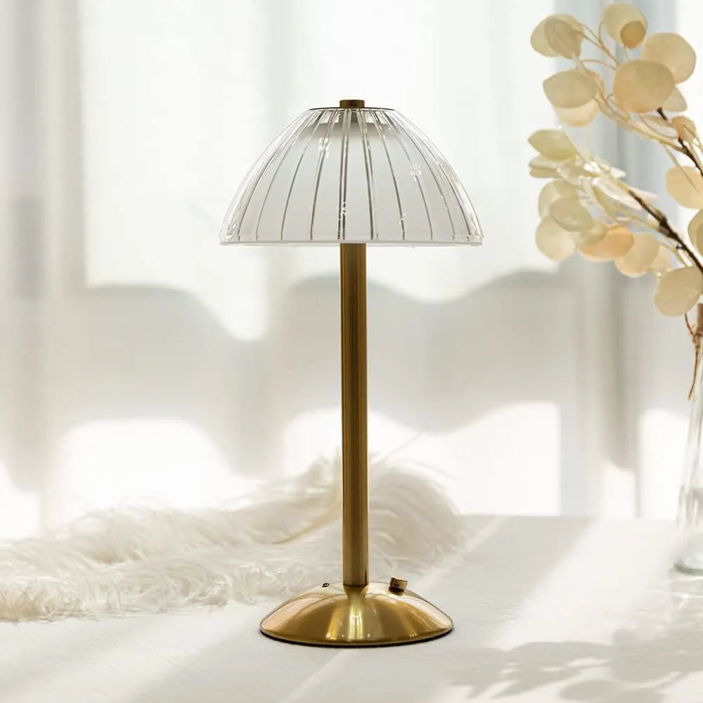 Vintage Crystal Wireless Table Lamp