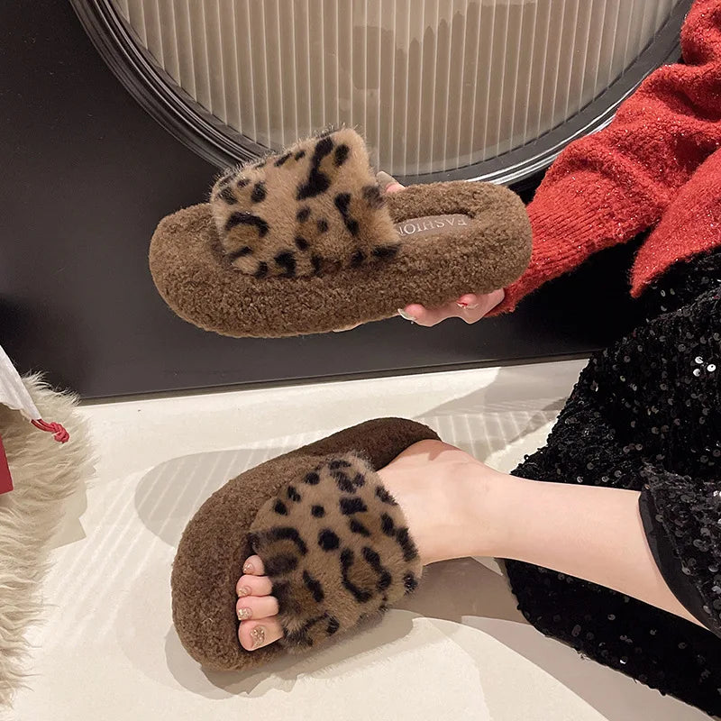 Leopard Luxe Slippers