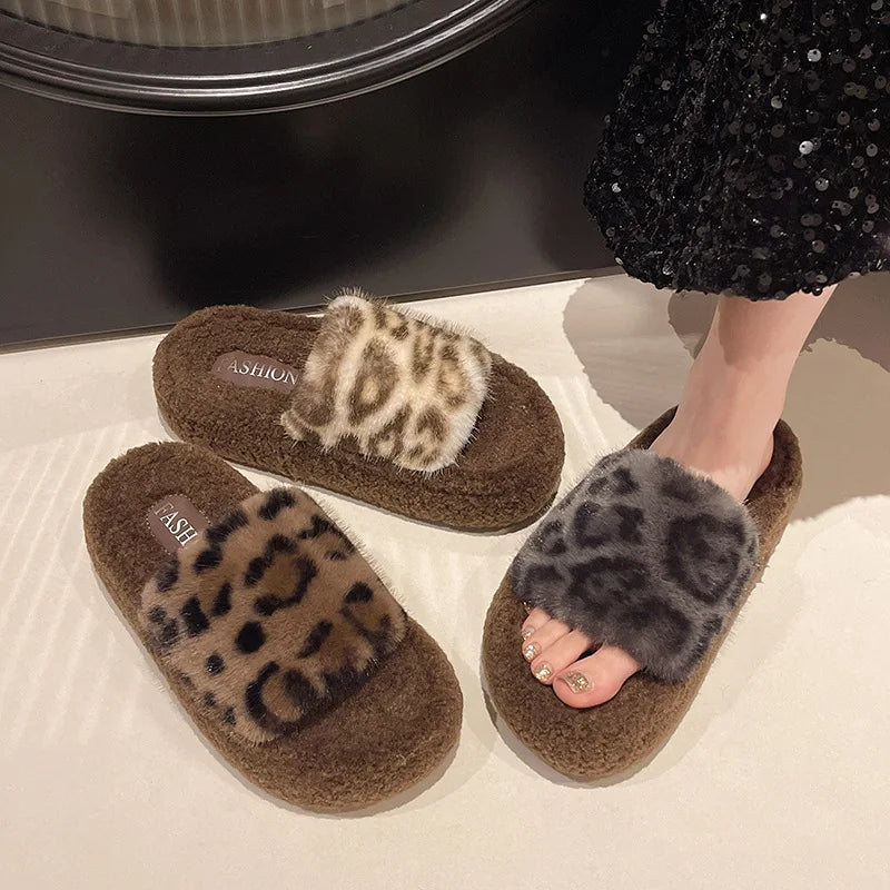 Leopard Luxe Slippers