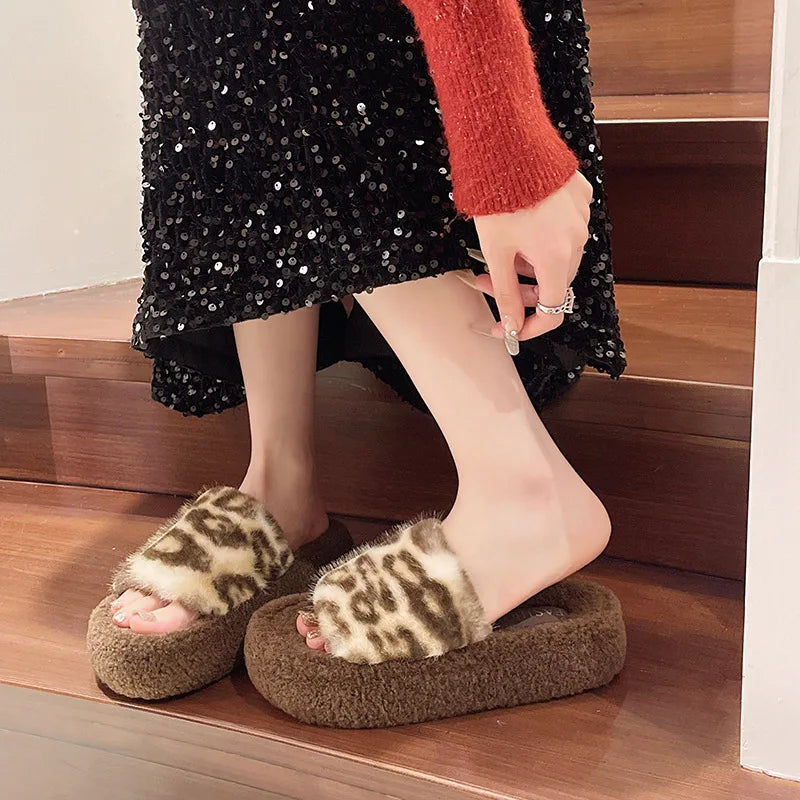 Leopard Luxe Slippers