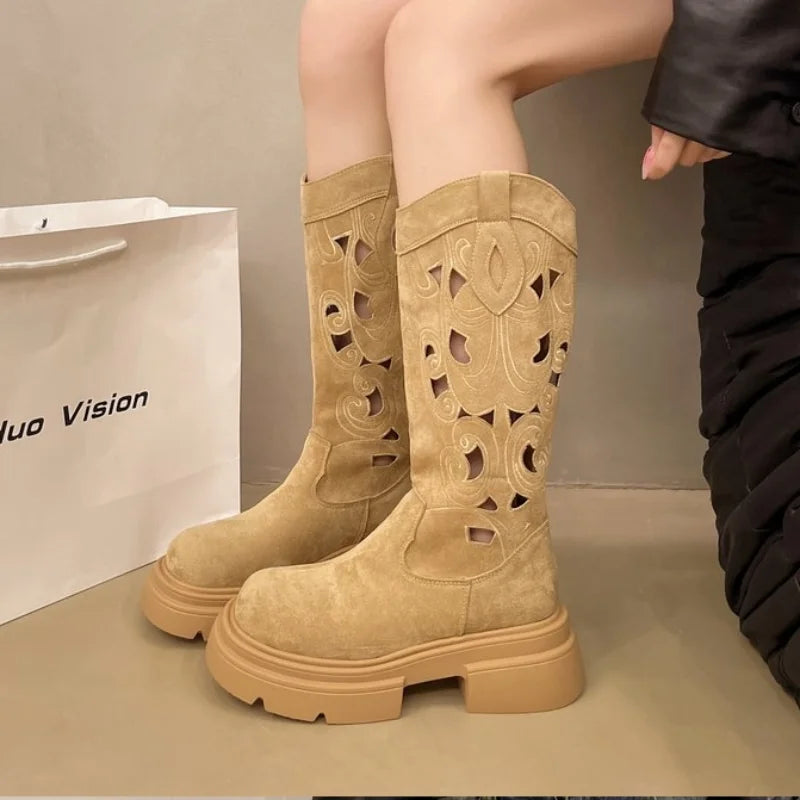 Rodeo Chic Suede Boots