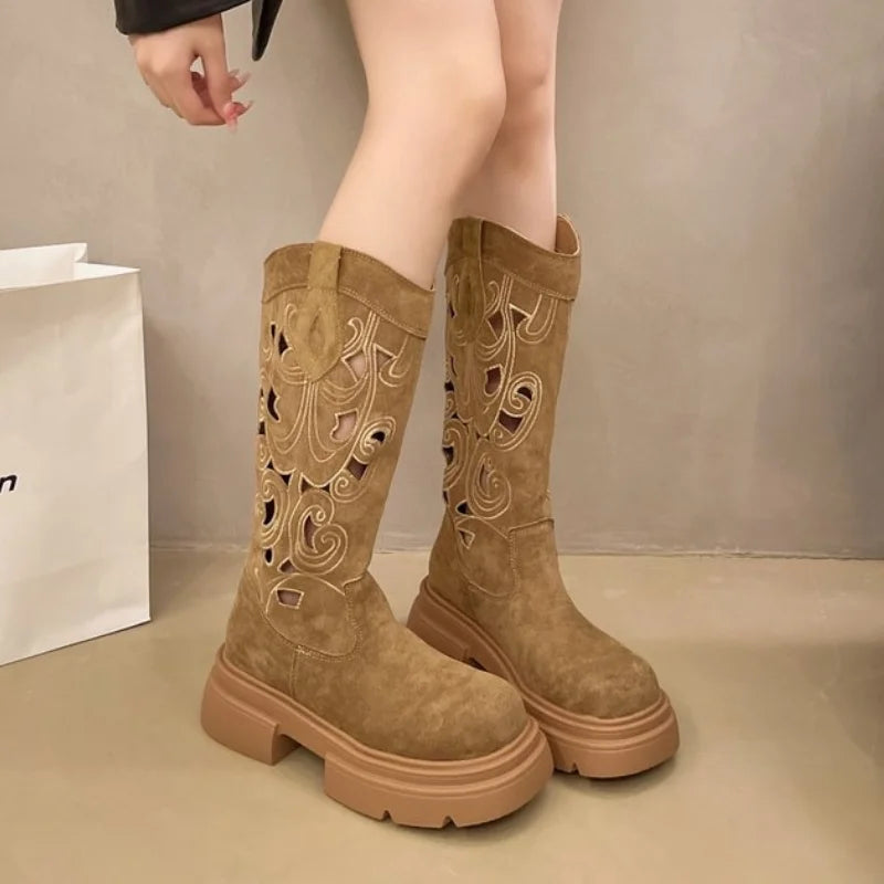 Rodeo Chic Suede Boots