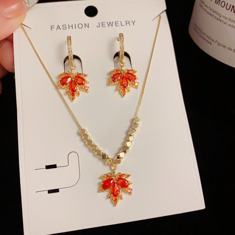 Fall Sparkle Maple Leaf Set