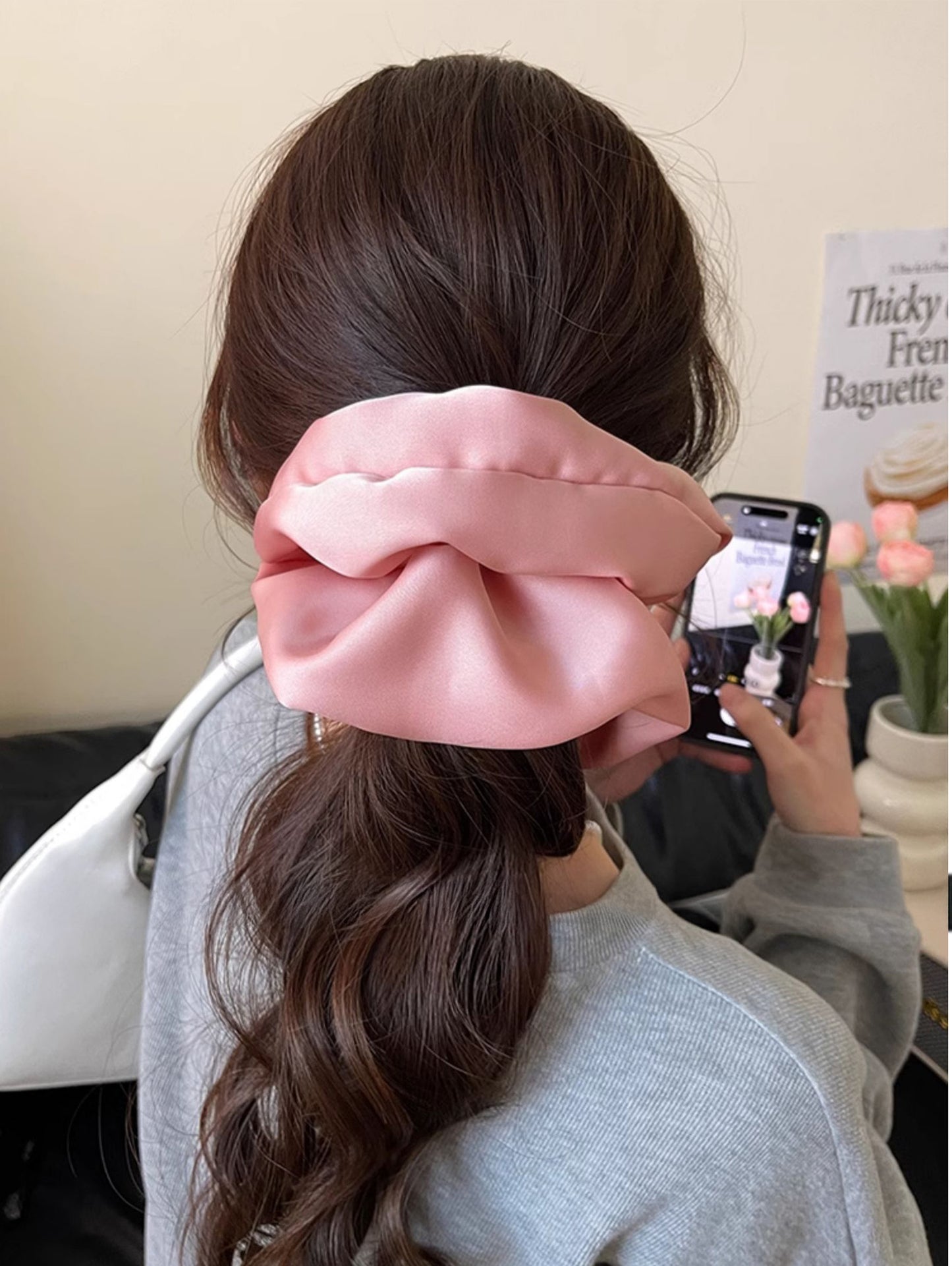 SilkyCloud XL Scrunchie