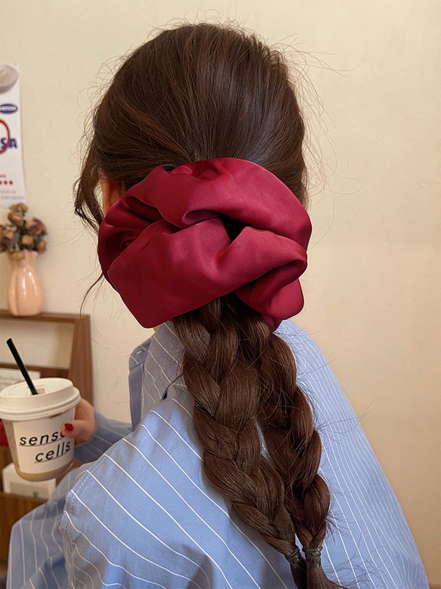 SilkyCloud XL Scrunchie