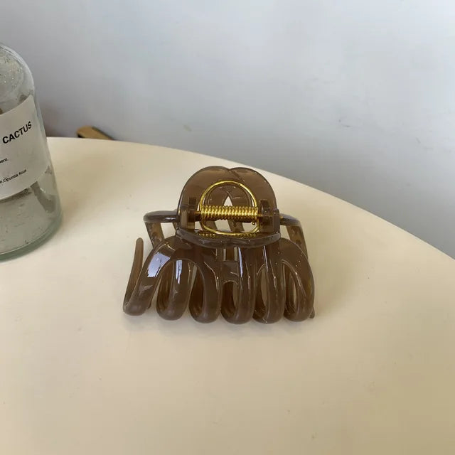 Elegant Large Pumpkin Hair Claw