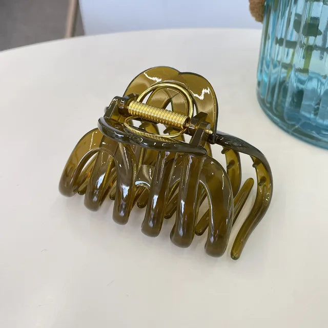 Elegant Large Pumpkin Hair Claw