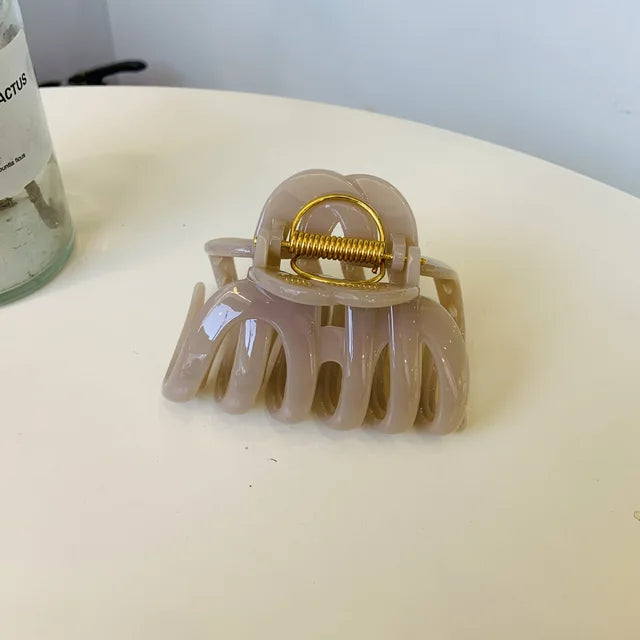 Elegant Large Pumpkin Hair Claw