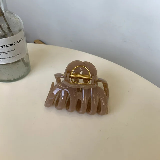 Elegant Large Pumpkin Hair Claw