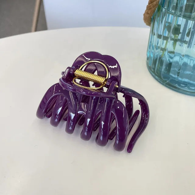 Elegant Large Pumpkin Hair Claw