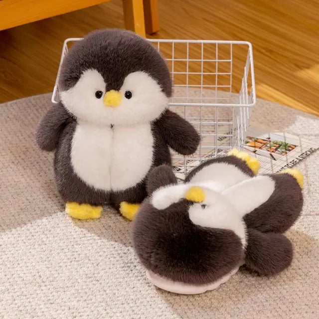 Cozy Pesto Penguin Slipper