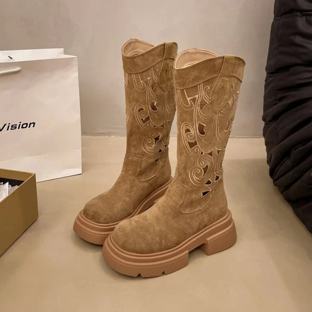 Rodeo Chic Suede Boots