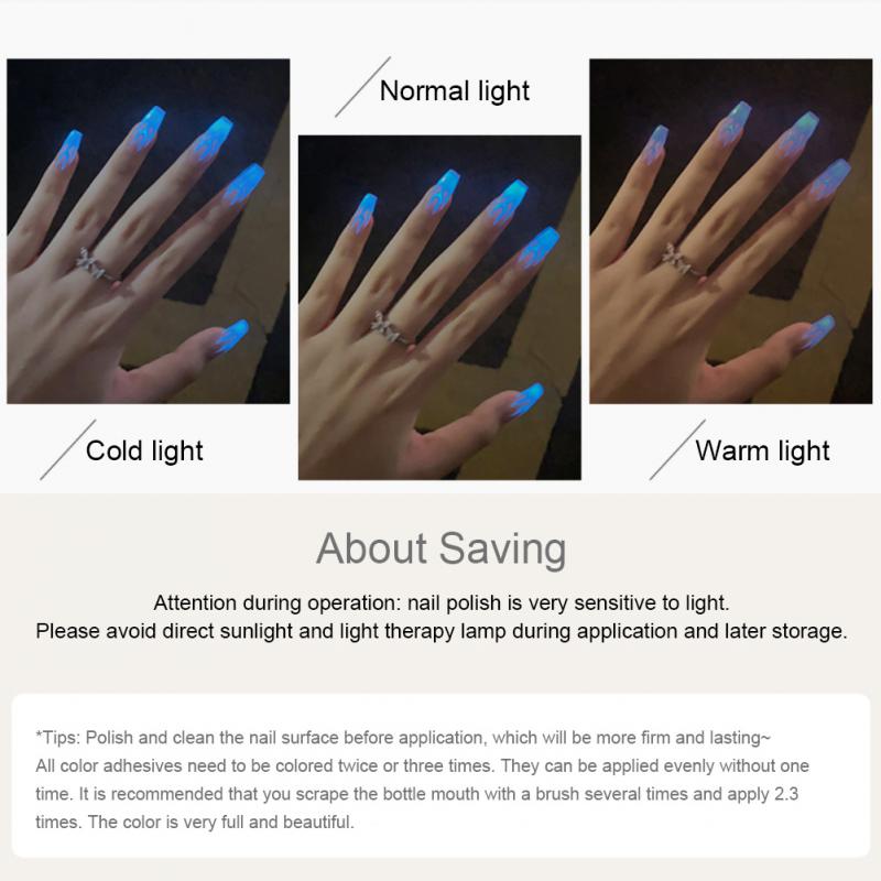 Luminous Fluorescent Nail Gel