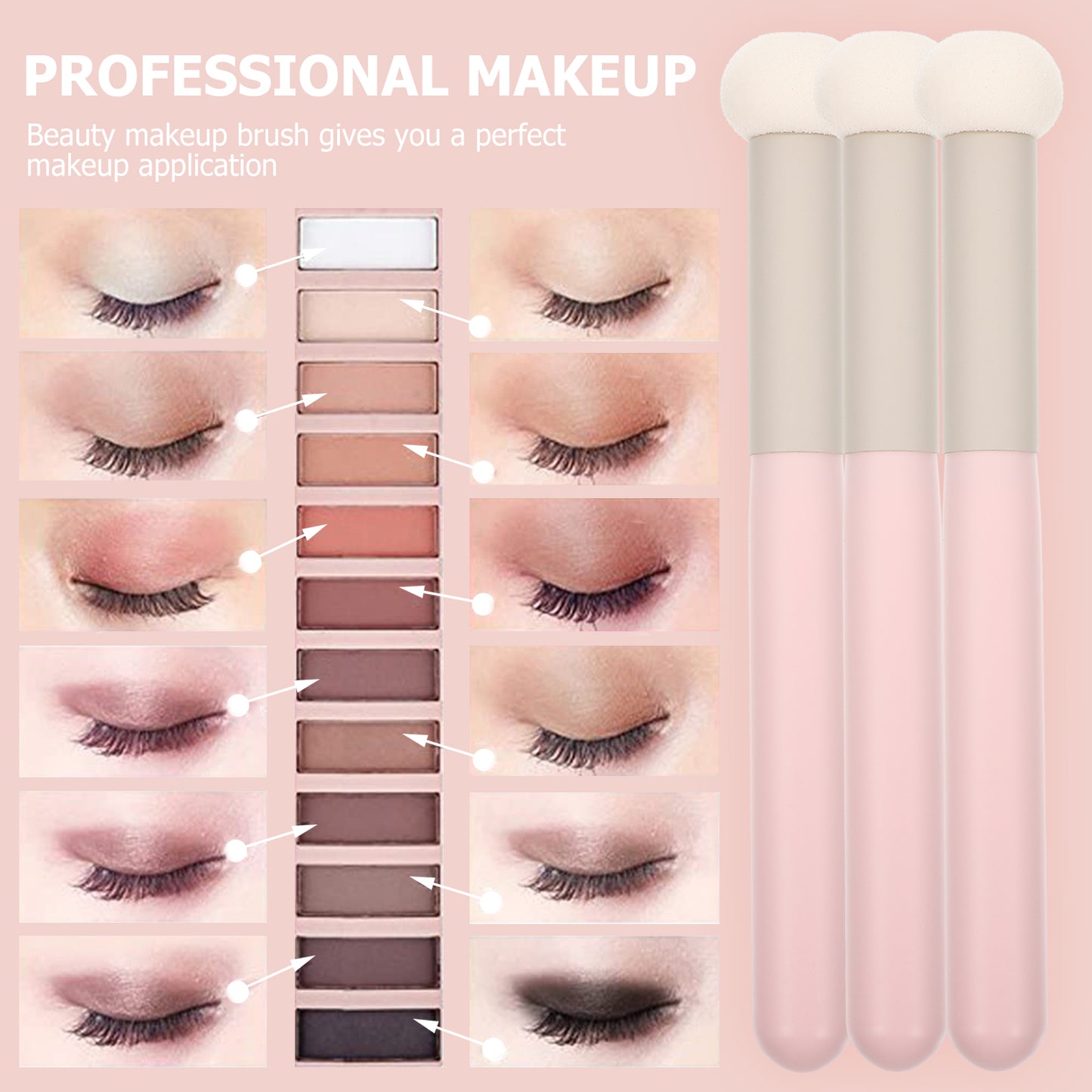 Vita Mushroom Makeup Brush (3 Brushes)