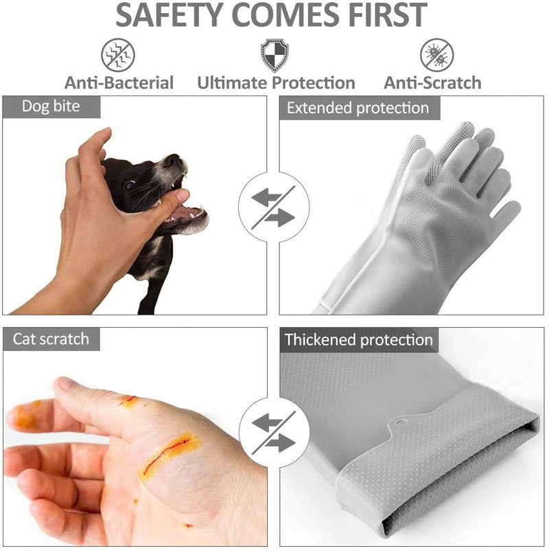 Groomie Gloves™ Magic Silicone Pet Grooming Gloves