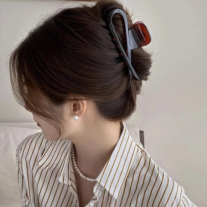 Vintage Tortoise Hair Clip Claw