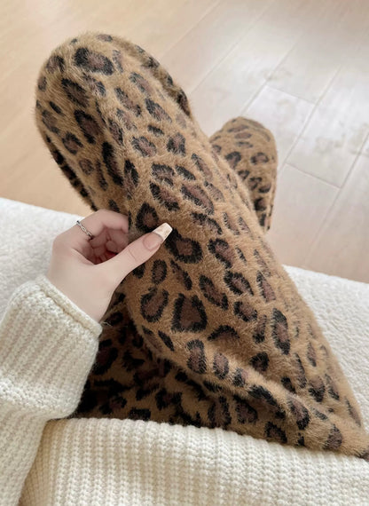 Cozy Leopard Pants