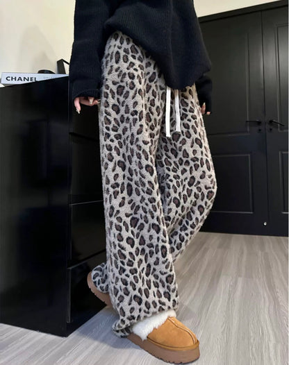 Cozy Leopard Pants