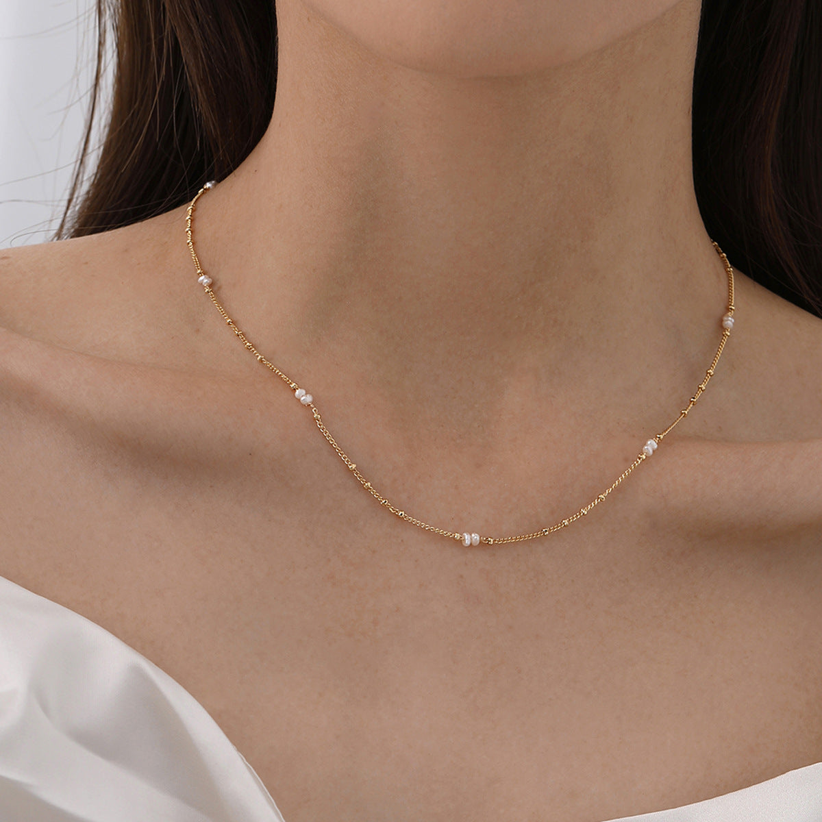 Aurora Pearl Necklace