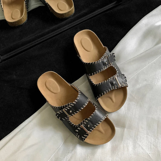 ChicStep Leather Sandals