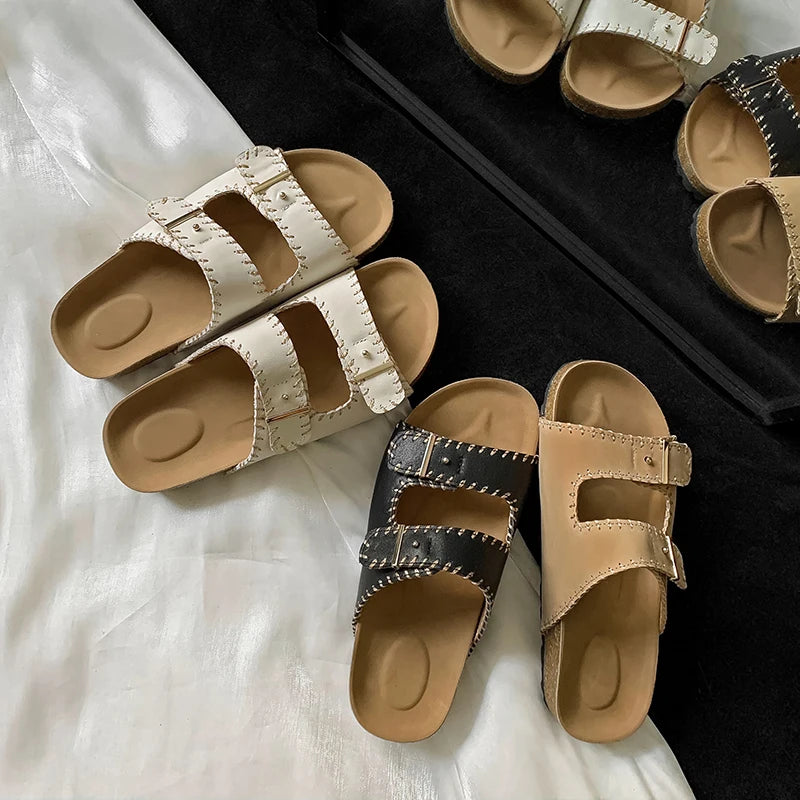 ChicStep Leather Sandals