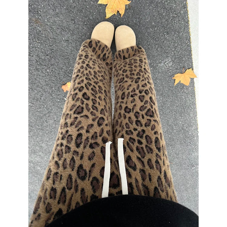 Cozy Leopard Pants