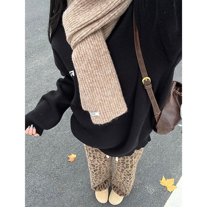 Cozy Leopard Pants