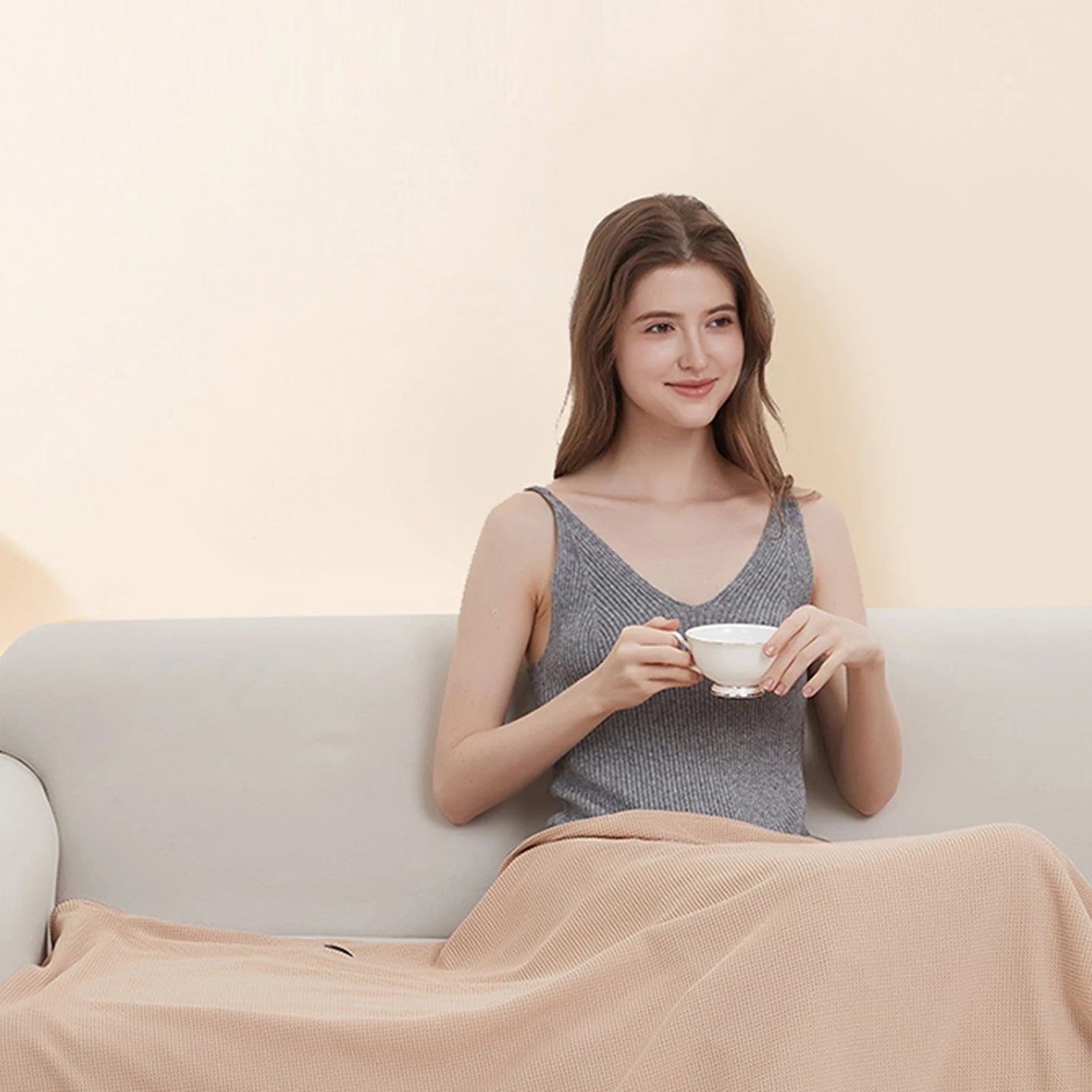 EmberEase Heated Blanket Shawl