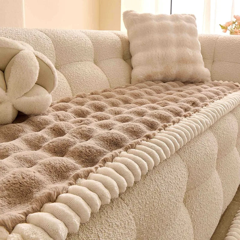 CloudRest™ Plush Velvet Sofa Cover