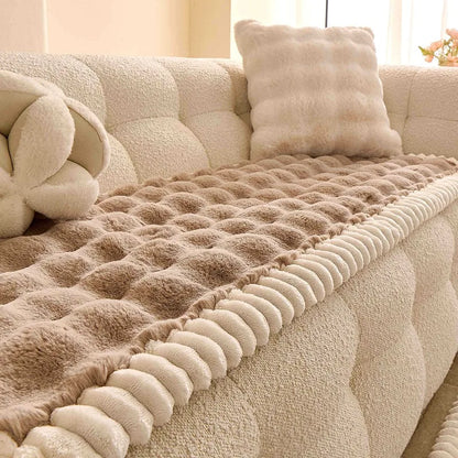 CloudRest™ Plush Velvet Sofa Cover