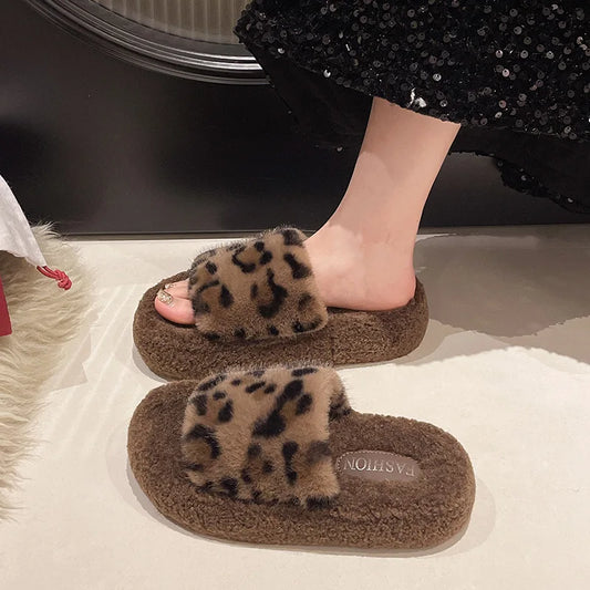 Leopard Luxe Slippers