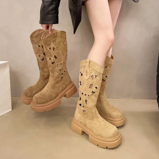 Rodeo Chic Suede Boots