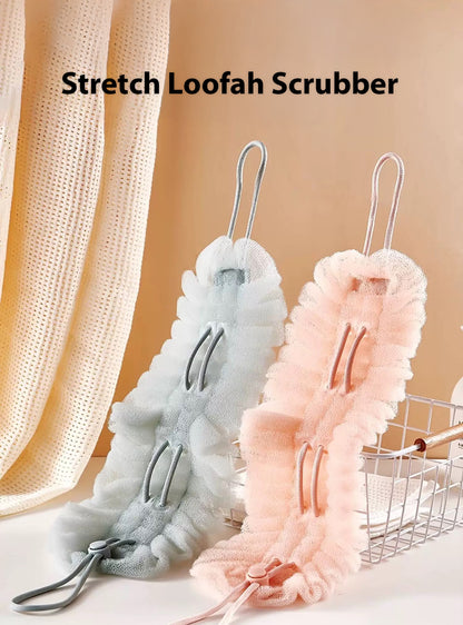 GlowReach Stretch Loofah Scrubber