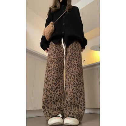 Cozy Leopard Pants
