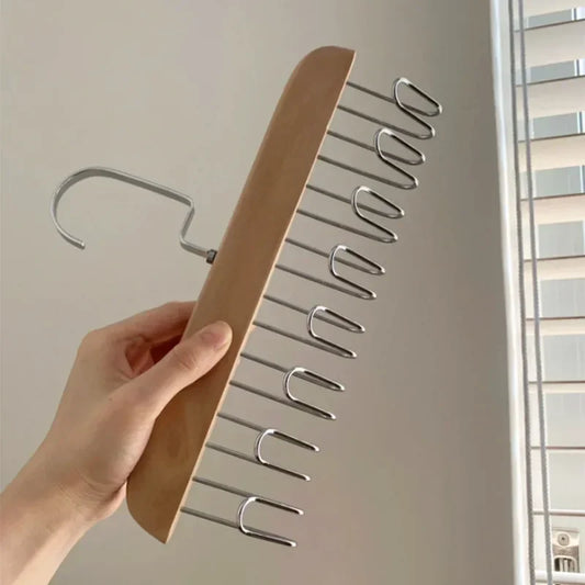 Multi-functional Wood Hanger