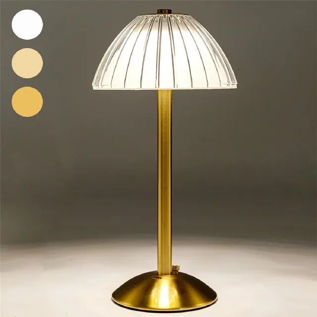 Vintage Crystal Wireless Table Lamp