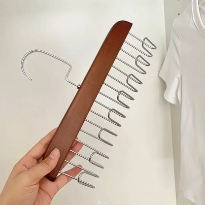Multi-functional Wood Hanger